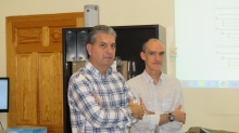 Santos Catalán, Secretario y Alfonso Nieto-Sandoval, Interventor.