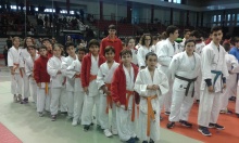Componentes de la Escuela de Judo de Manzanares en Puertollano