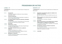 Programa de las V Jornadas de Alzheimer Ciudad de Manzanares