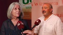 Pilar Maeso (UCIN) y Miguel Ramírez (Unidas-IU-Podemos)