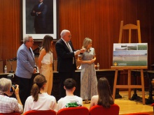 Recepción a Blanca Romero en el Ayuntamiento