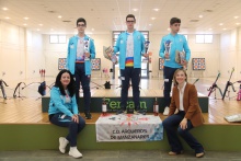 La concejala de Deportes realizó la entrega de trofeos