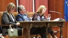 Miembros del Grupo Popular durante el pleno