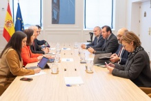 Reunión de los representantes de la provincia de Ciudad Real con los del Ministerio