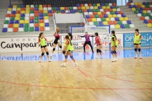 Último entrenamiento del Ayuntamiento Handball Manzanares antes de la competición
