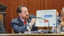 Camacho expuso la comparativa de tarifas de agua de Manzanres con otros municipios