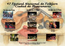 Programa del 47º del festival nacional de folclore 'Ciudad de Manzanares'