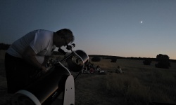 Noche de perseidas y planetas