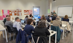 Imagen de una de las sesiones del curso impartido en el vivero de empresas
