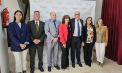 Organizadores y autoridades junto al alcalde de Manzanares