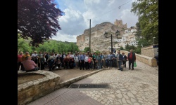 Uno de los grupos de la excursión de Segunda Juventud