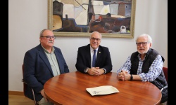 Reunión de Manuel Labián y Agustín Sánchez con Julián Nieva