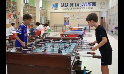 Futbolín en la Casa de la Juventud