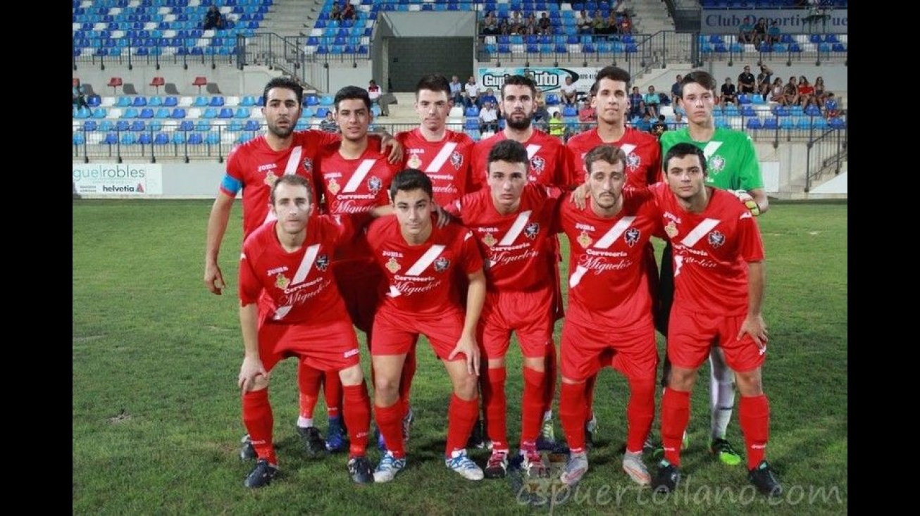 Equipo titular del Manzanares CF en Puertollano. Fuente: cspuertollano.com