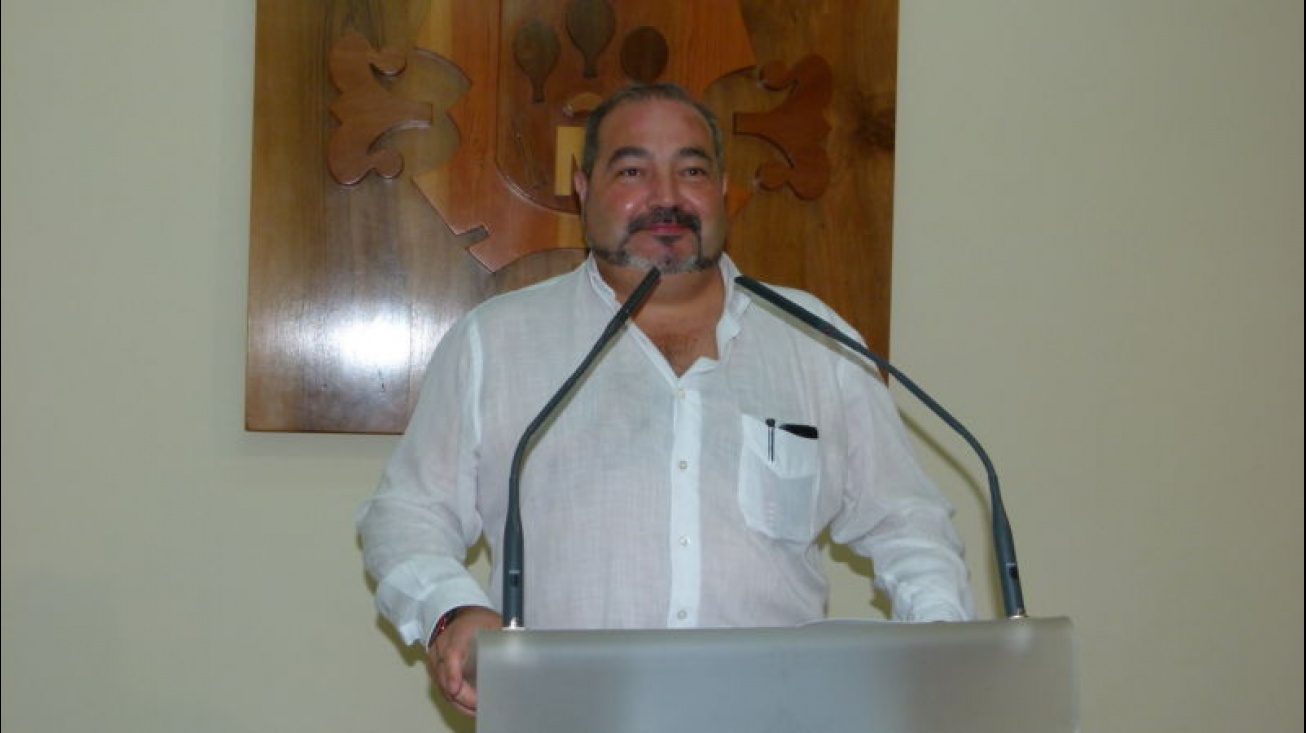 Miguel Ramírez, concejal de Movilidad, en rueda de prensa