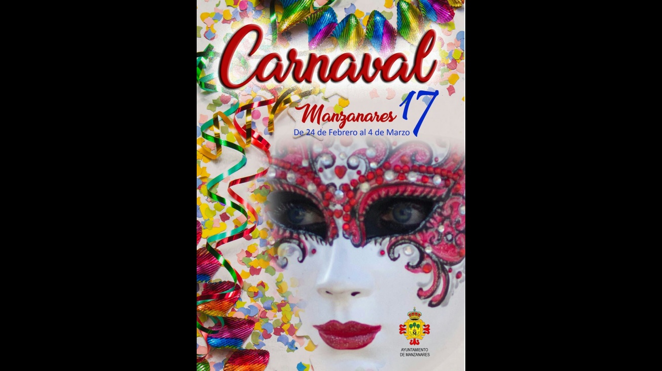 Cartel anunciador del Carnaval 2017 de Manzanares