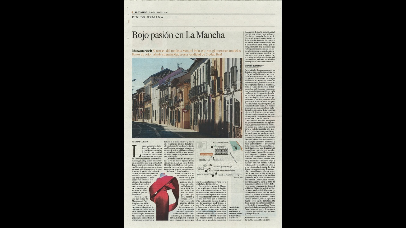 Página publicada en "El Viajero" de "El País" el 3 de febrero de 2017
