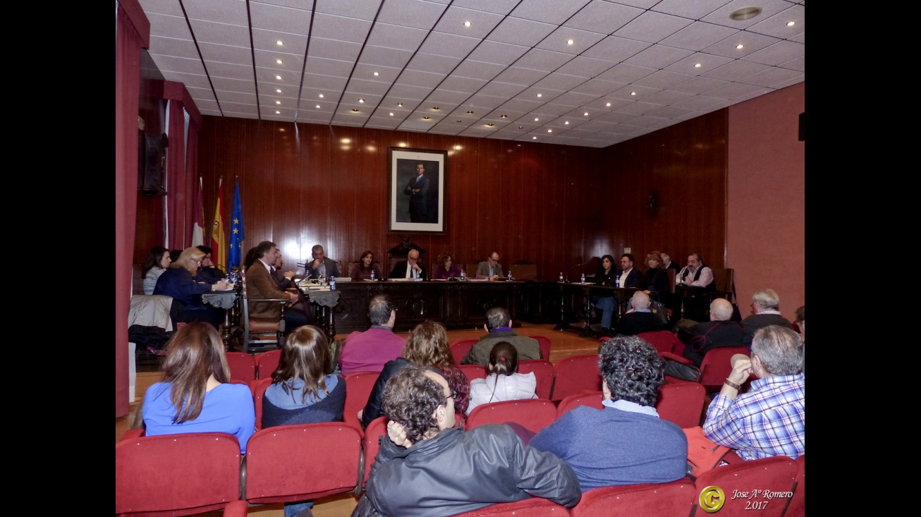 Pleno del Ayuntamiento de Manzanares correspondiente a enero de 2017