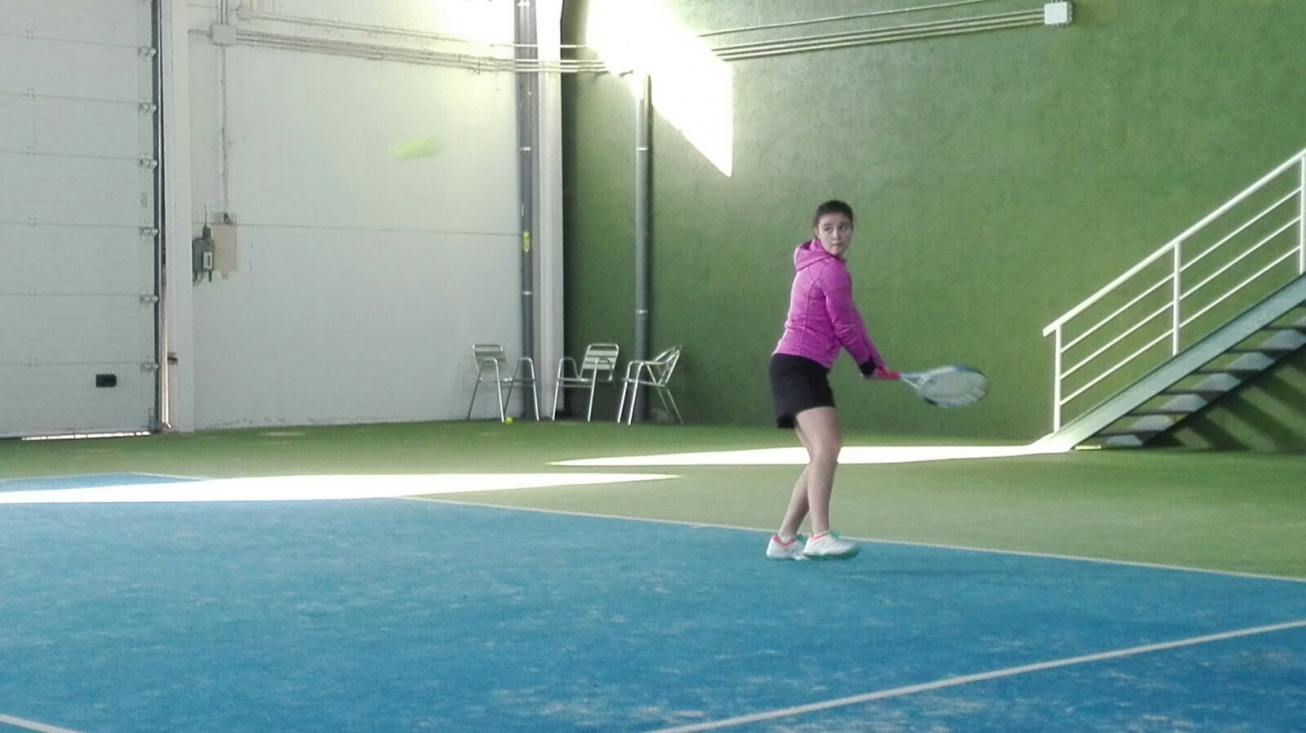 Itziar Aparicio en el torneo de Daimiel