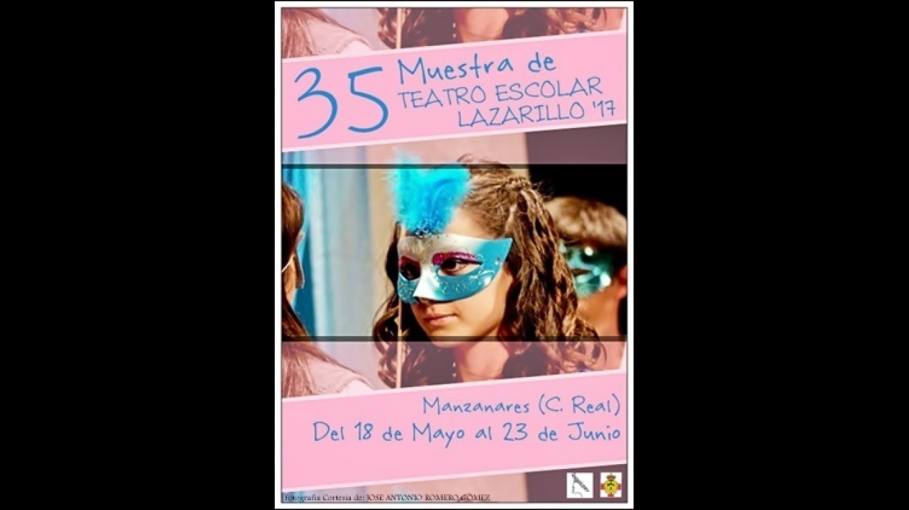 Cartel anunciador de la 35ª Muestra de Teatro Escolar Lazarillo