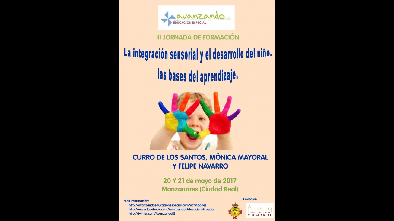 Cartel anunciado de las Jornadas "Avanzando, Educación Especial"