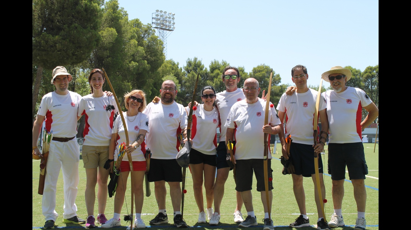 Arqueros de Manzanares participantes en la 3ª prueba de la liga interclubes