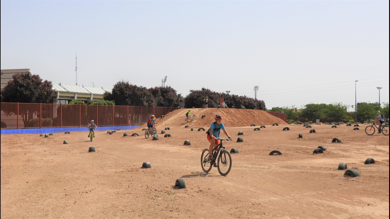 Pista de bicicross, uno de las recursos muy utilizado por la ciudadanía