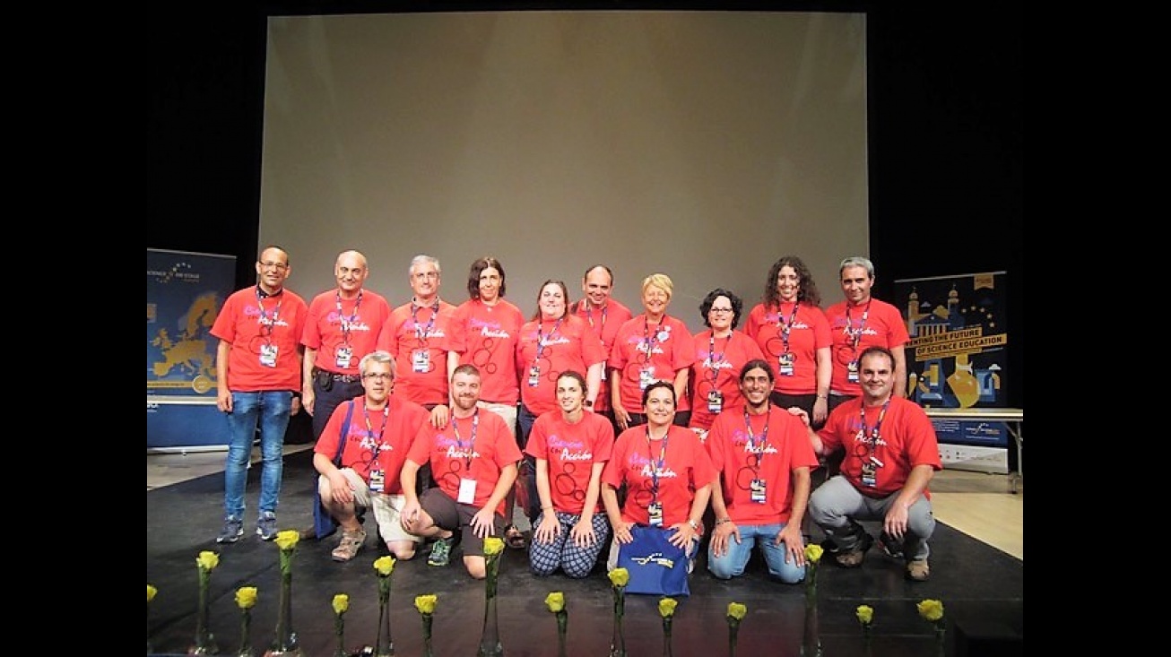 Participantes en el Congreso Internacional "Sciencie on Stage"