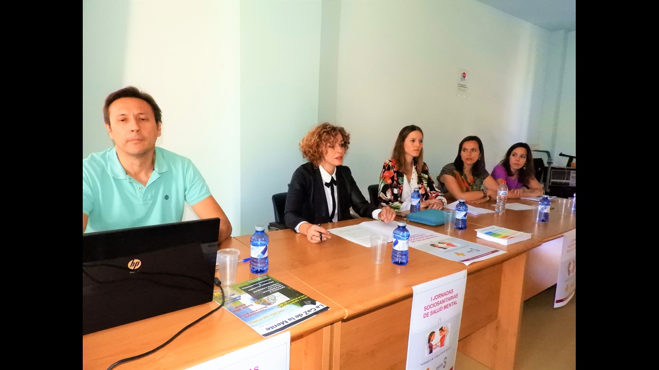 Beatriz Labián, concejala de servicios sociales en la presentación de las I Jornadas Socio Sanitarias de Salud Mental