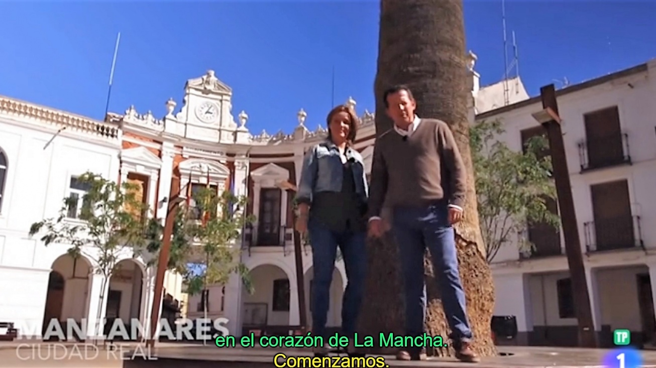 Fotograma del programa grabado en Manzanares