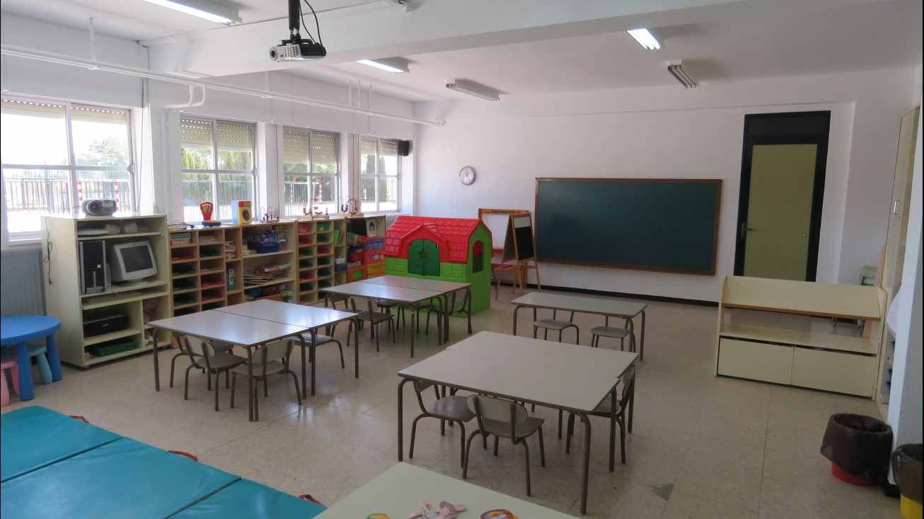 Aula de uno de los centros de Manzanares