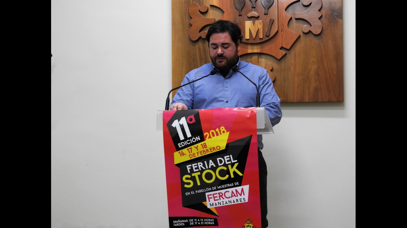 Pablo Camacho en la presentación de la Feria del Stock