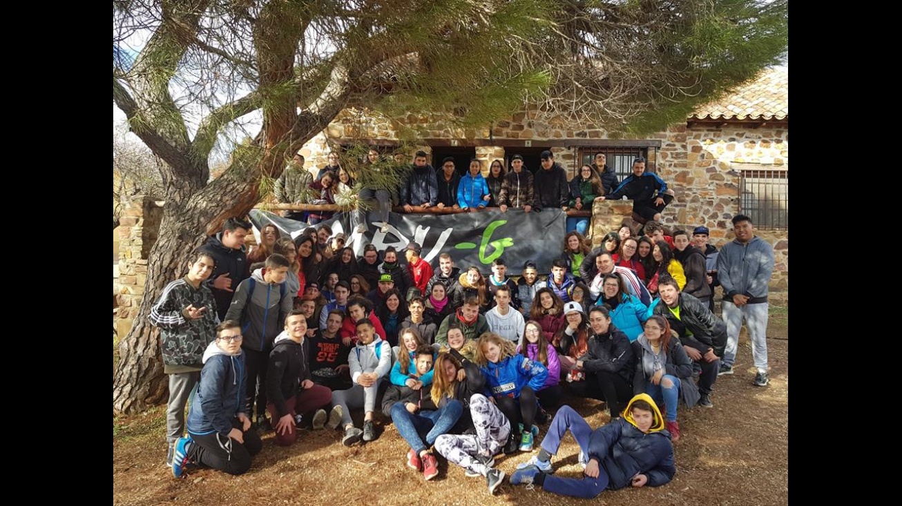 Algunos de los participantes en el campamento