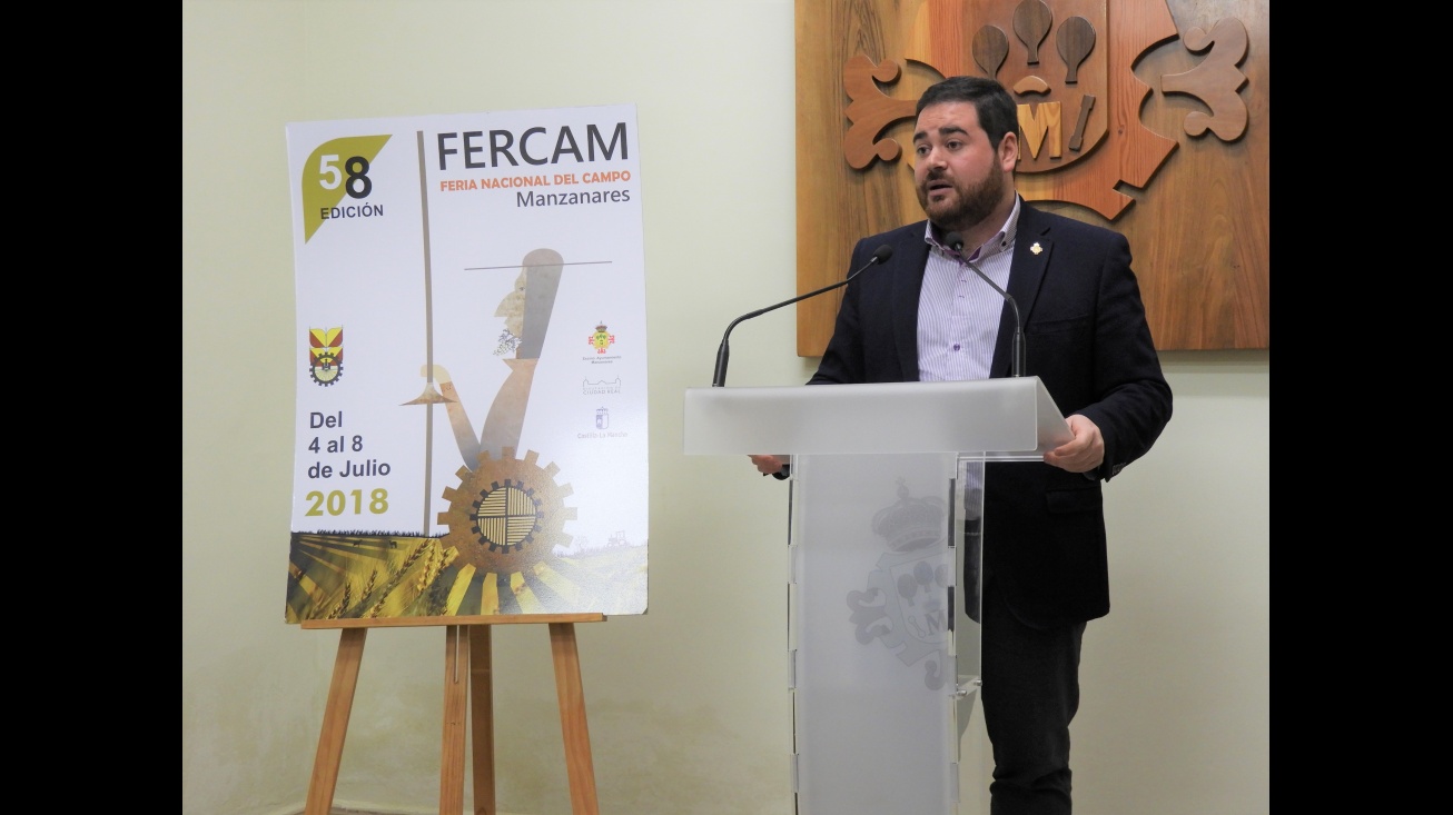 Pablo Camacho presenta el cartel de Fercam 2018