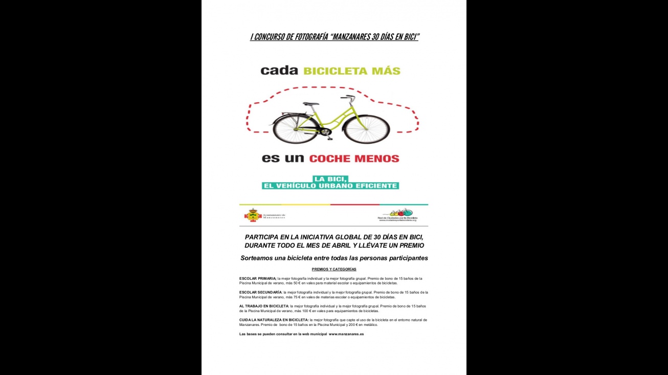 Concurso de fotografía 'Manzanares 30 días en bici'