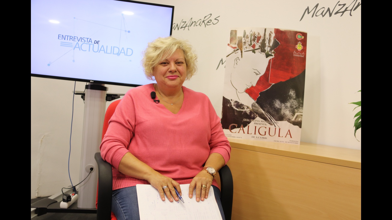 Teresa Serna directora de Calígula en Manzanares10TV