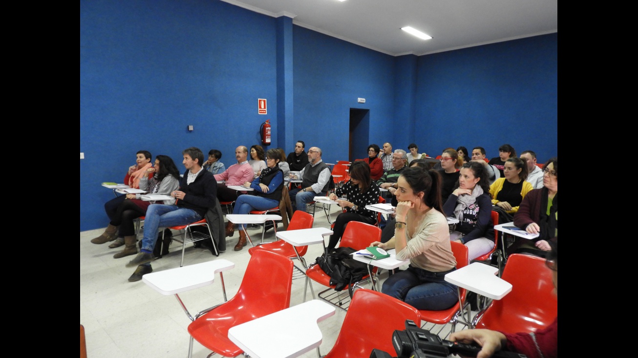 Participantes en una acción formativa anterior con comerciantes y emprendedores de Manzanares