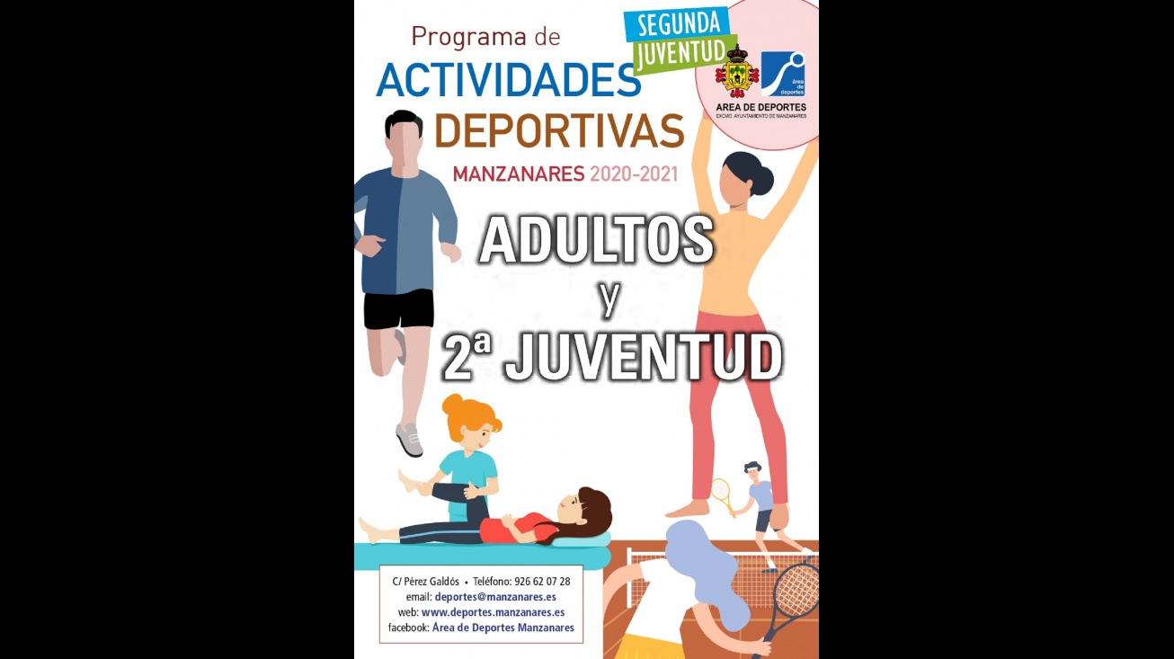 Programa de actividades deportivas para adultos y Segunda Juventud 2020