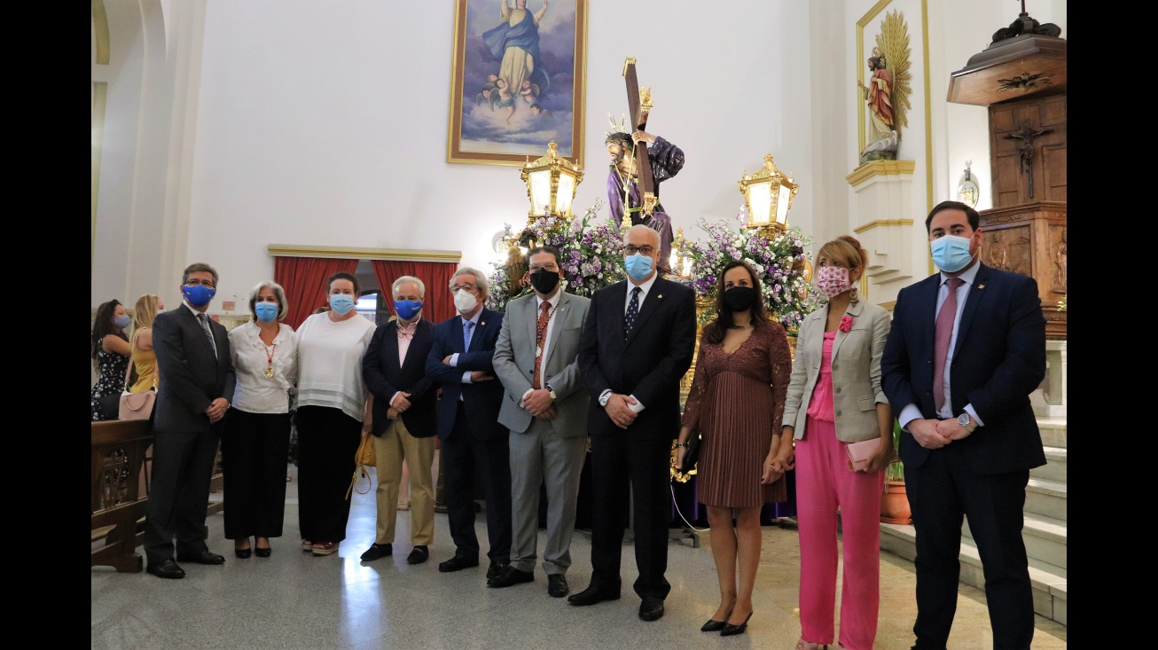 Representantes municipales en la Función Solemne de Jesús del Perdón