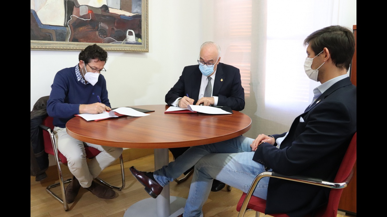Firma convenio Ayuntamiento - IES 'Pedro Álvarez de Sotomayor'