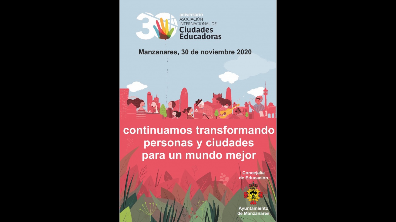 Cartel de la conmemoración del día de la Ciudad Educadora 2020