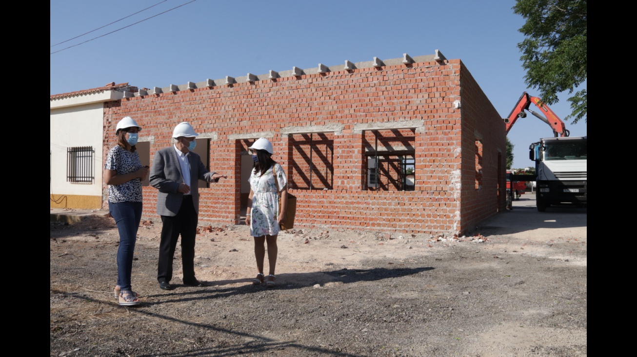 Visita a las obras del nuevo centro de día para mayores de 50 años del Centro Ocupacional