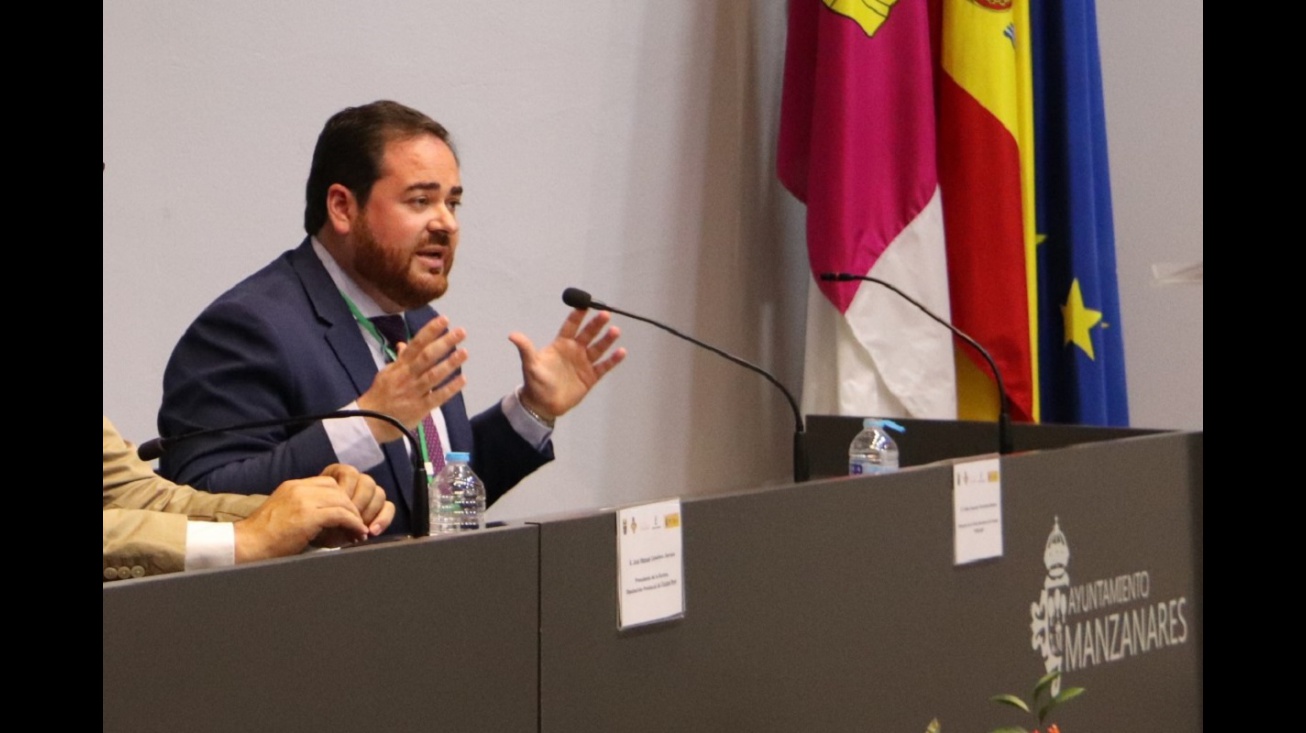 Pablo Camacho durante la clausura de Fercam 2022