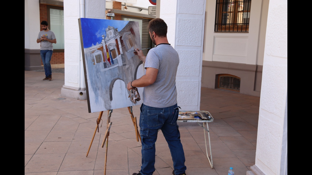 Participante en la V edición del Certamen Nacional de Pintura Rápida 'Manzanares y su entorno'