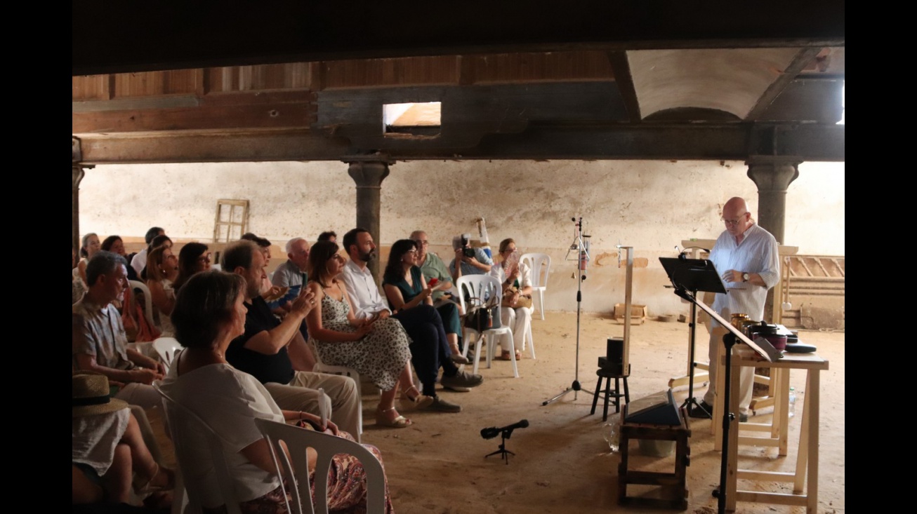 Acto poético-Presentación libro La claridad del agua de Teo Serna en la fábrica de harinas