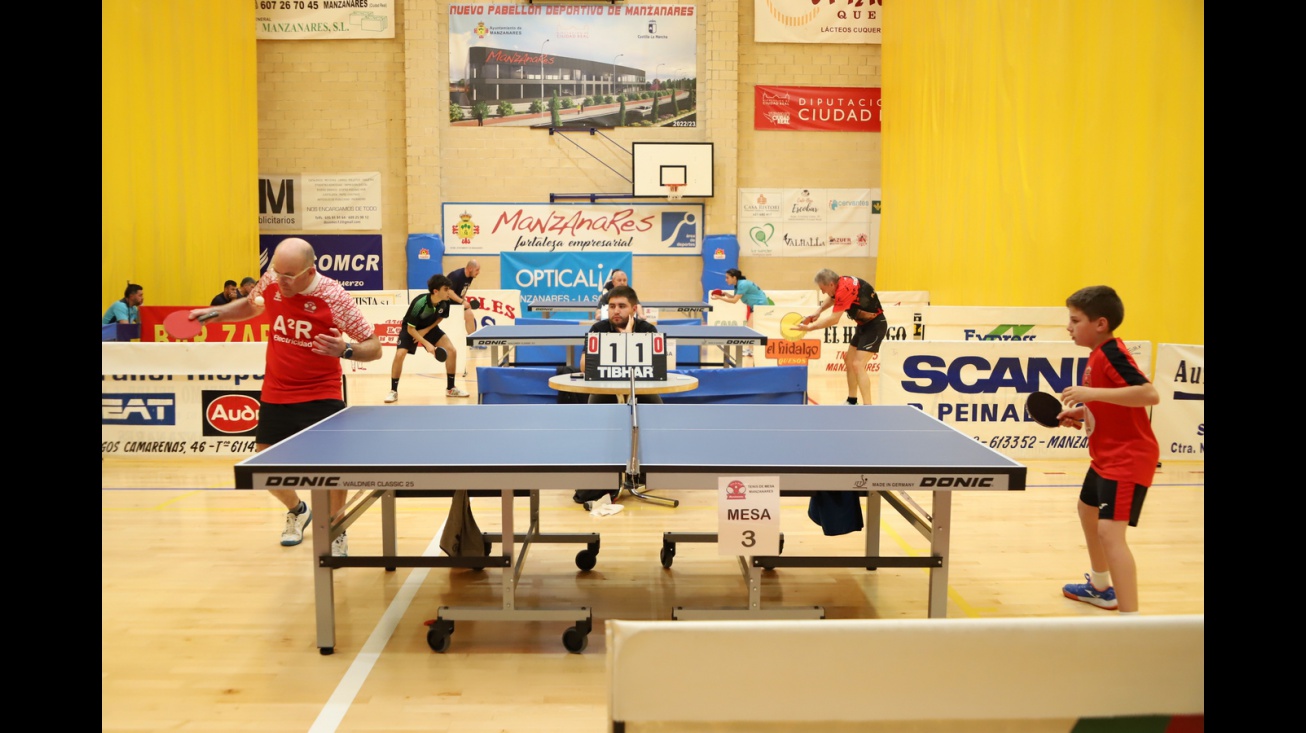 Fase de ascenso a la 2ª división nacional de tenis de mesa en Manzanares