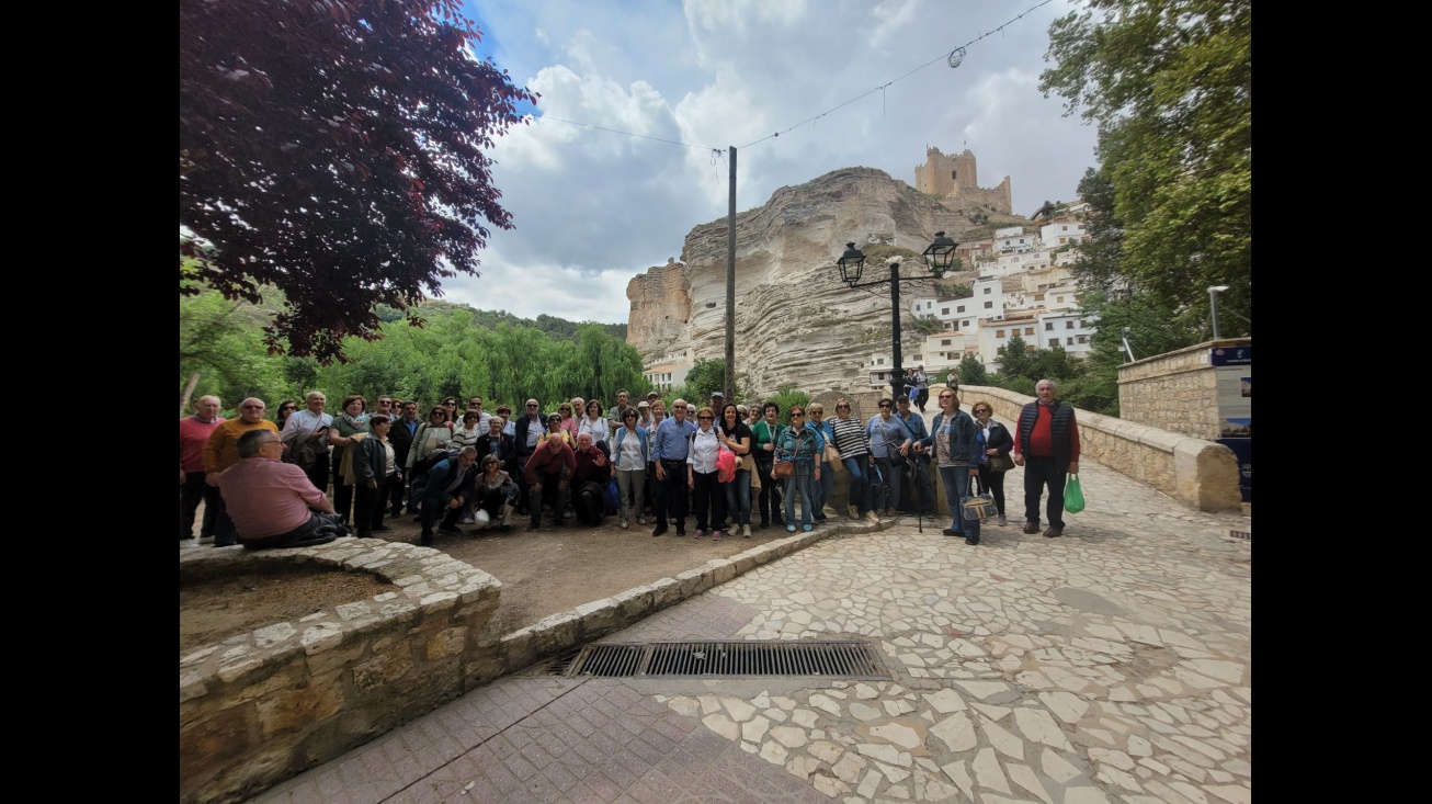 Uno de los grupos de la excursión de Segunda Juventud