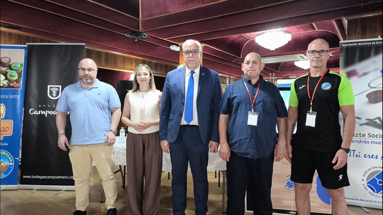 Inauguración del congreso con la presencia del alcalde de Manzanares