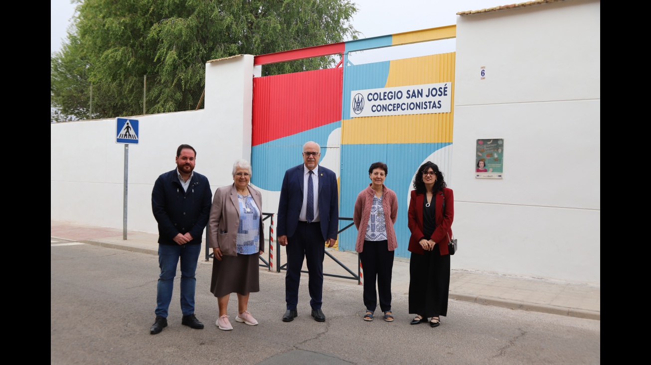 Visita del Ayuntamiento al colegio San José