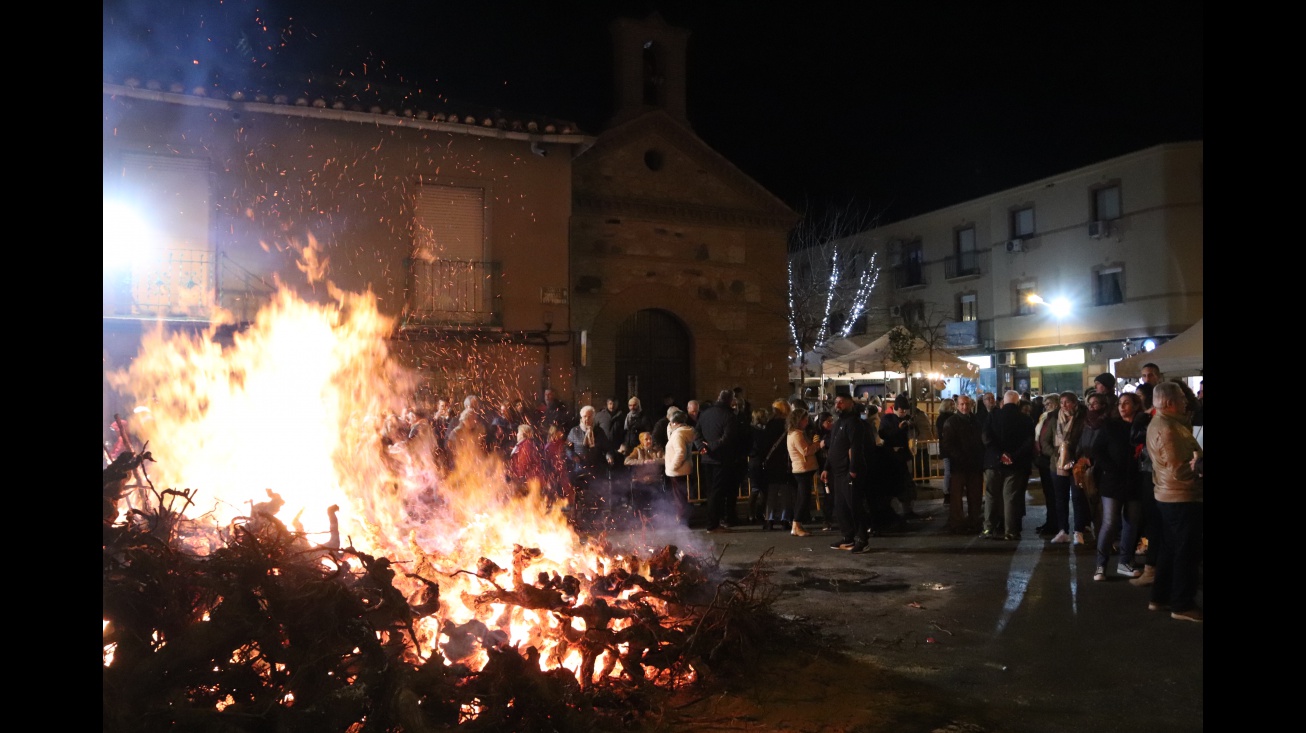 Hoguera de la Virgen de la Paz del año 2025